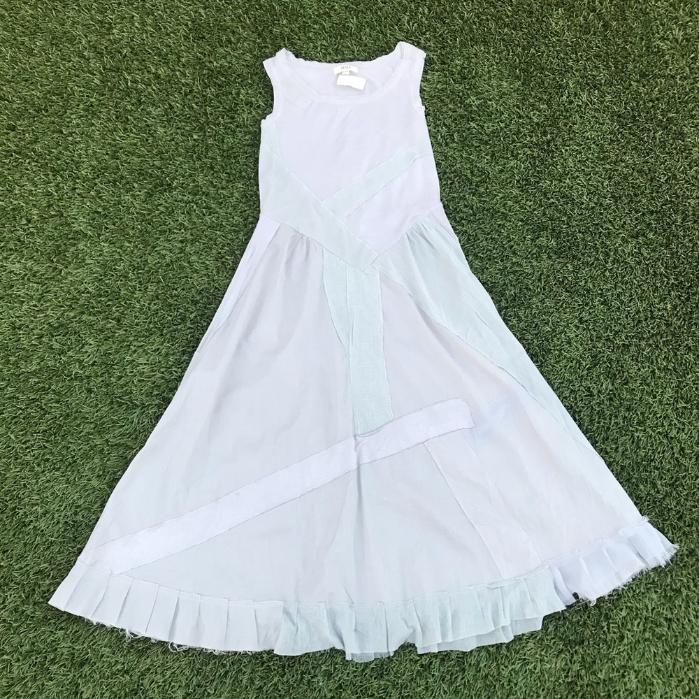 Hendi Gray Frayed Detail Dress